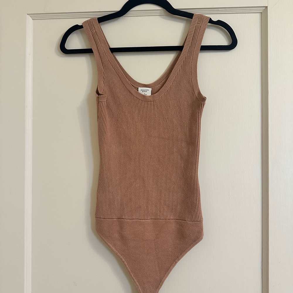 Abercrombie Tan Sweater Bodysuit